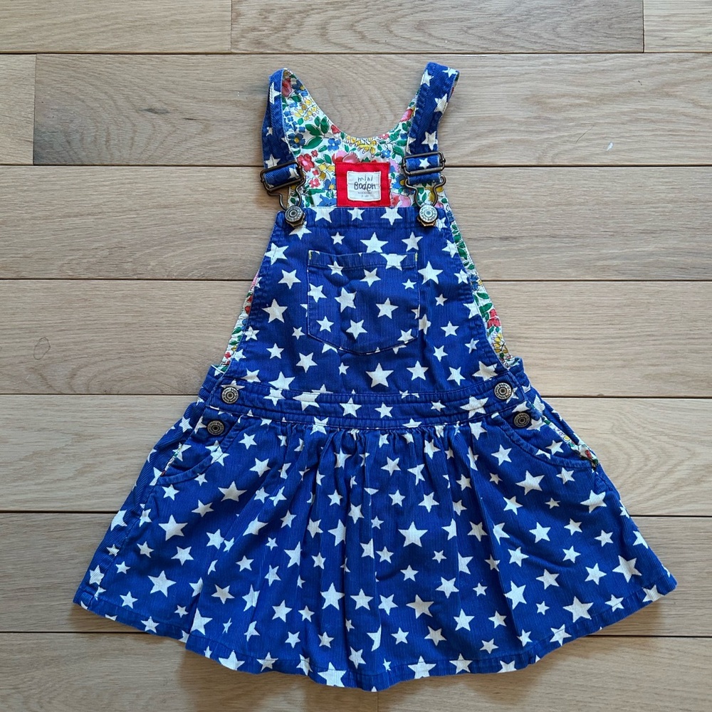 Mini borden overolls skirts size 3-4Y